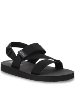 Jack Wolfskin Sandały Urban Entdeckung Belt Sandal 4056711 Czarny