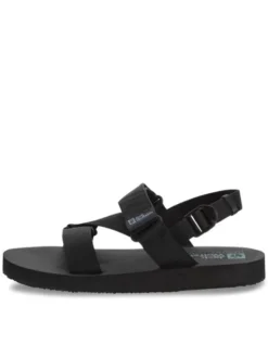 Jack Wolfskin Sandały Urban Entdeckung Belt Sandal 4056711 Czarny