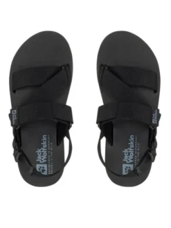 Jack Wolfskin Sandały Urban Entdeckung Belt Sandal 4056711 Czarny