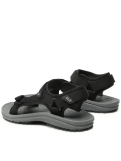 Jack Wolfskin Sandały Wave Breaker M 4052011 Czarny