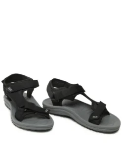Jack Wolfskin Sandały Wave Breaker M 4052011 Czarny
