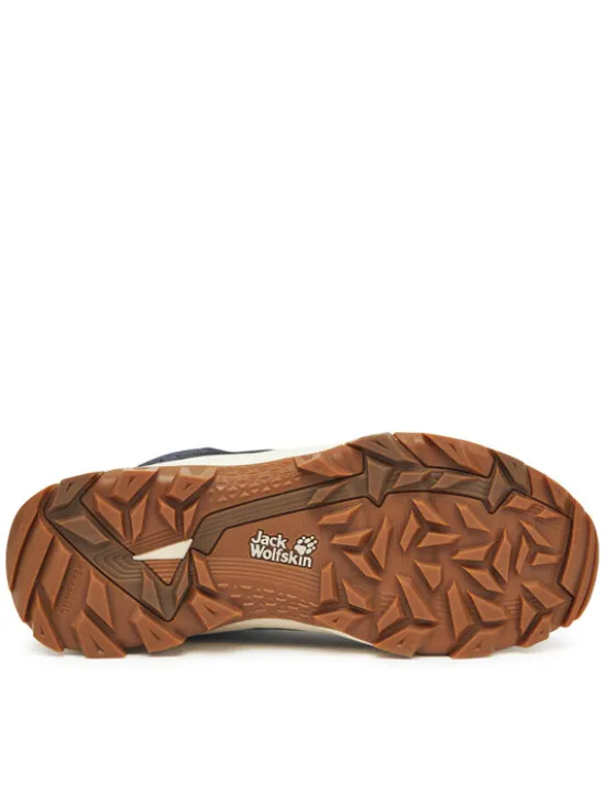 Jack Wolfskin Trekkingi Everquest Texapore Snow High 4053601 Granatowy