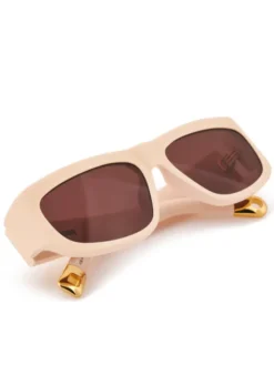 JACQUEMUS Okulary przeciwsłoneczne JAC2C2SUN Beżowy