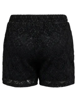 JDY Szorty materiałowe Eva 15351501 Czarny Loose Fit