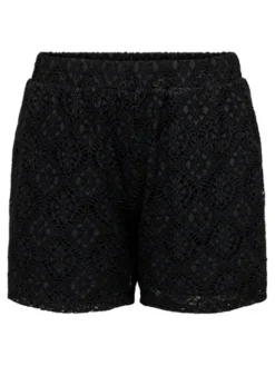 JDY Szorty materiałowe Eva 15351501 Czarny Loose Fit
