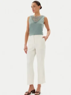 JDY Top Dodo 15296246 Zielony Regular Fit