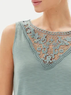 JDY Top Dodo 15296246 Zielony Regular Fit