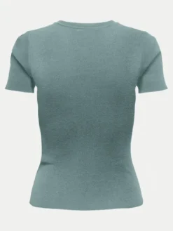JDY T-Shirt Cirkeline 15307860 Niebieski Slim Fit