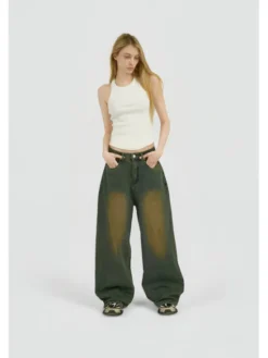 2005 Jeansy Ultra Baggy Fit Corrode Blue Denim Niebieski Baggy Fit