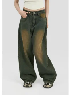 2005 Jeansy Ultra Baggy Fit Corrode Blue Denim Niebieski Baggy Fit