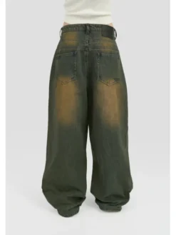 2005 Jeansy Ultra Baggy Fit Corrode Blue Denim Niebieski Baggy Fit