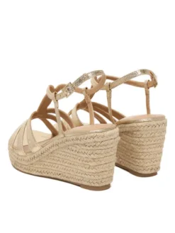 JENNY Espadryle CEO-SXH89783 Złoty