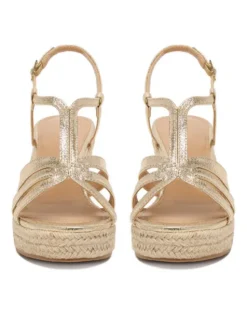 JENNY Espadryle CEO-SXH89783 Złoty