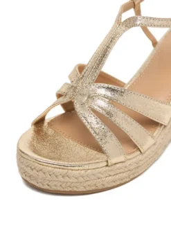 JENNY Espadryle CEO-SXH89783 Złoty