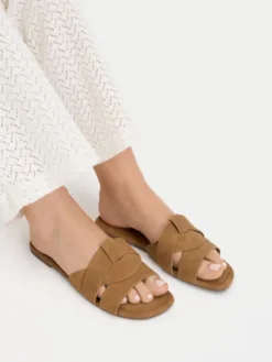 JENNY Klapki CE0-R25SS09615 Brązowy