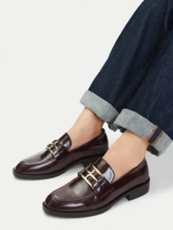 JENNY Loafersy CEO-HYF62303CS-1 Bordowy