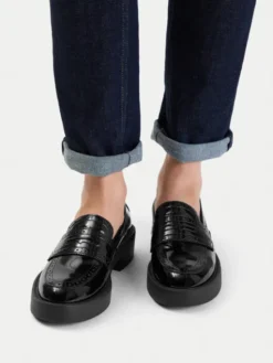 JENNY Loafersy CEO-YT25110 Czarny