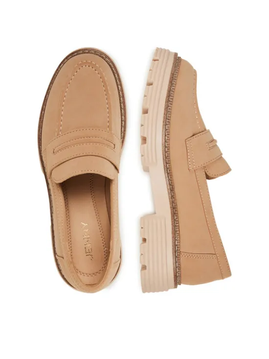 JENNY Loafersy MOLLIE WS6211-07 Beżowy