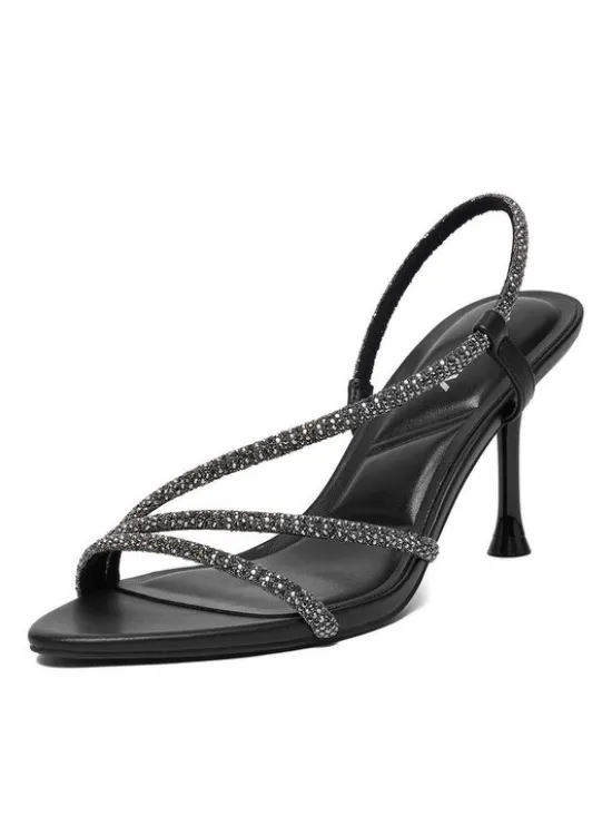 JENNY Sandały CEO-R25SS01774 Czarny