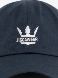 Jigga Wear Czapka z daszkiem Baseball Granatowa / Biała Jigga Wear Crown Haft uni Granatowy