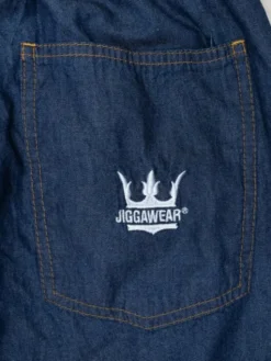 Jigga Wear Jeansy elastyczne na gumce dzins cienkie wygodne 132719 Niebieski Regular Fit