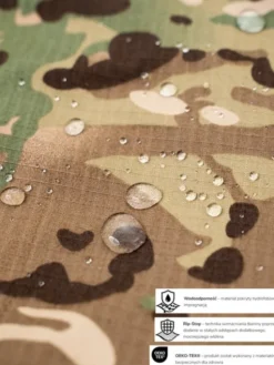Jigga Wear Kurtka wielofunkcyjna Moro Camo Wojskowa bluza taktyczna do mundur ripstop 129990 Beżowy Regular Fit