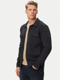 JOOP! Jeans Kurtka koszulowa Jjj-Doyle 30103336 Granatowy Regular Fit