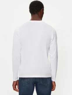 JOOP! Jeans Longsleeve 30033284 Biały Modern Fit