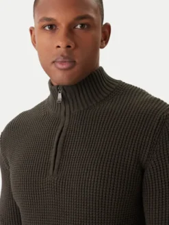 JOOP! Jeans Sweter Henrios 30047663 Zielony Modern Fit