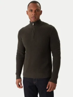 JOOP! Jeans Sweter Henrios 30047663 Zielony Modern Fit