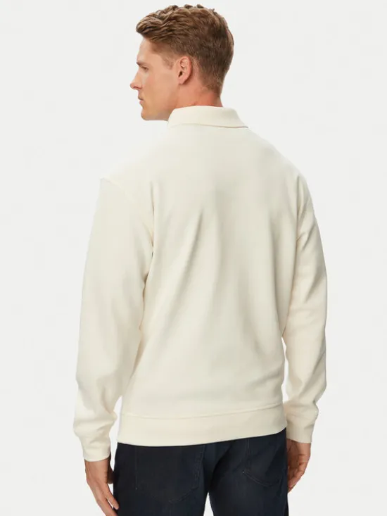 JOOP! Jeans Sweter Jjj-Davon 30103327 Kremowy Regular Fit