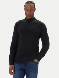 JOOP! Jeans Sweter 15 JJK-18Floriano 30047403 Granatowy Modern Fit