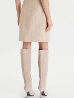JOOP! Spódnica mini 58 253S58Saida 30047955 Beżowy Regular Fit