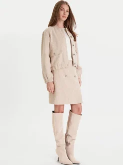 JOOP! Spódnica mini 58 253S58Saida 30047955 Beżowy Regular Fit
