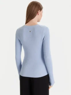 JOOP! Sweter 58 253KN58Karloa 30047481 Błękitny Slim Fit