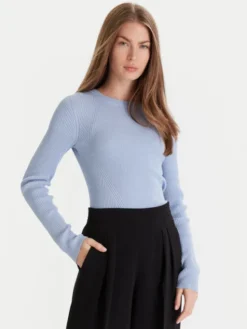 JOOP! Sweter 58 253KN58Karloa 30047481 Błękitny Slim Fit