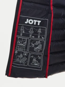 Jott Bezrękawnik Seda P000WDOW04 Granatowy Slim Fit