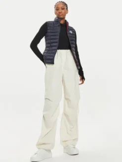Jott Bezrękawnik Seda P000WDOW04 Granatowy Slim Fit
