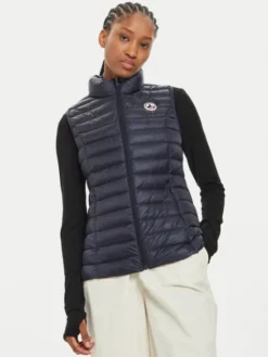 Jott Bezrękawnik Seda P000WDOW04 Granatowy Slim Fit