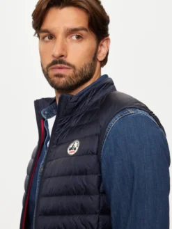 Jott Kamizelka Tom P000MDOW04 Granatowy Slim Fit