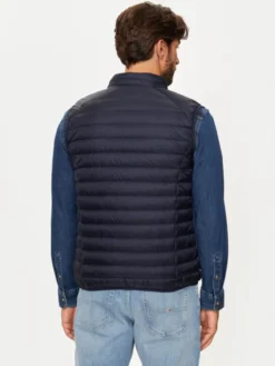 Jott Kamizelka Tom P000MDOW04 Granatowy Slim Fit