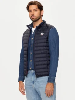 Jott Kamizelka Tom P000MDOW04 Granatowy Slim Fit