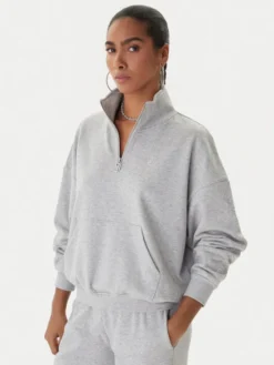 Juicy Couture Bluza Castella JCWAS225319 Szary Oversize