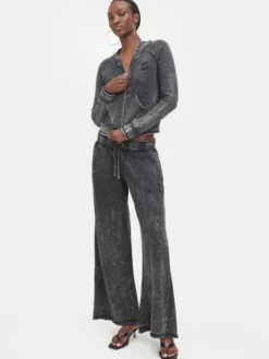 Juicy Couture Bluza JCWAS226320 Czarny Regular Fit