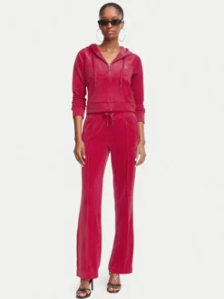 Juicy Couture Bluza Madison  JCWA122001 Czerwony Slim Fit