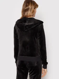 Juicy Couture Bluza Robertson JCAP176 Czarny Slim Fit