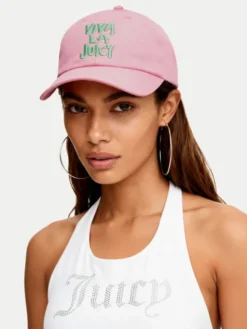 Juicy Couture Czapka z daszkiem Viva JCAWH125712 Różowy