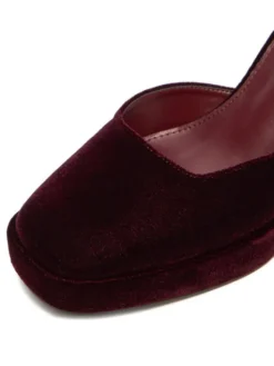 Juicy Couture Czółenka EO-W2SH59501A Bordowy