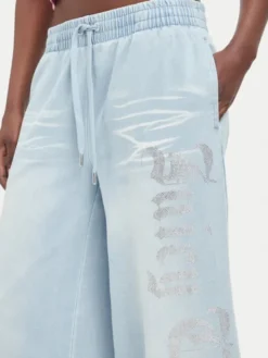 Juicy Couture Jeansy JCDBJ226962 Niebieski Wide Leg