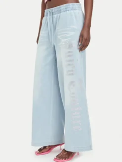 Juicy Couture Jeansy JCDBJ226962 Niebieski Wide Leg